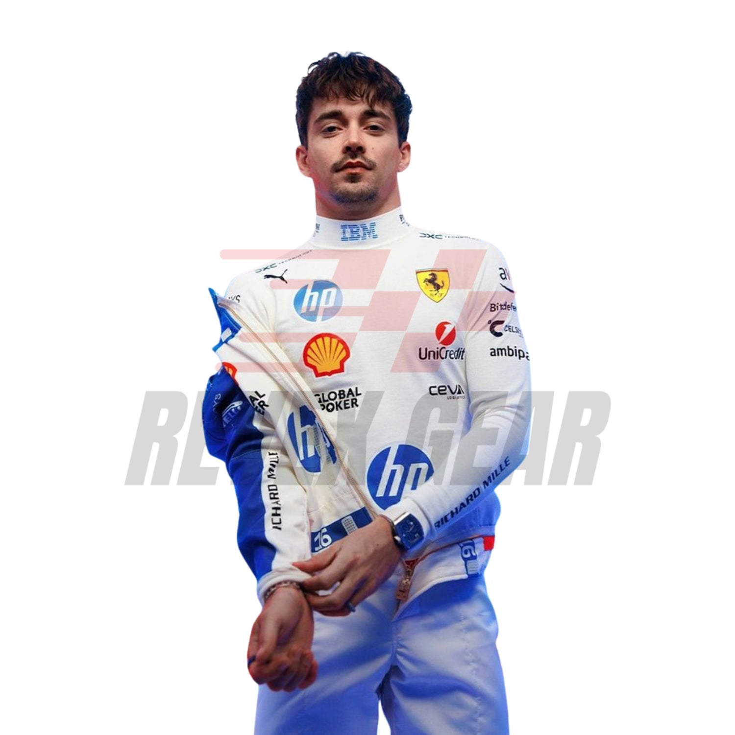 2025 F1 Racing Costume Worn by Charles Leclerc & Lewis Hamilton - Miami GP