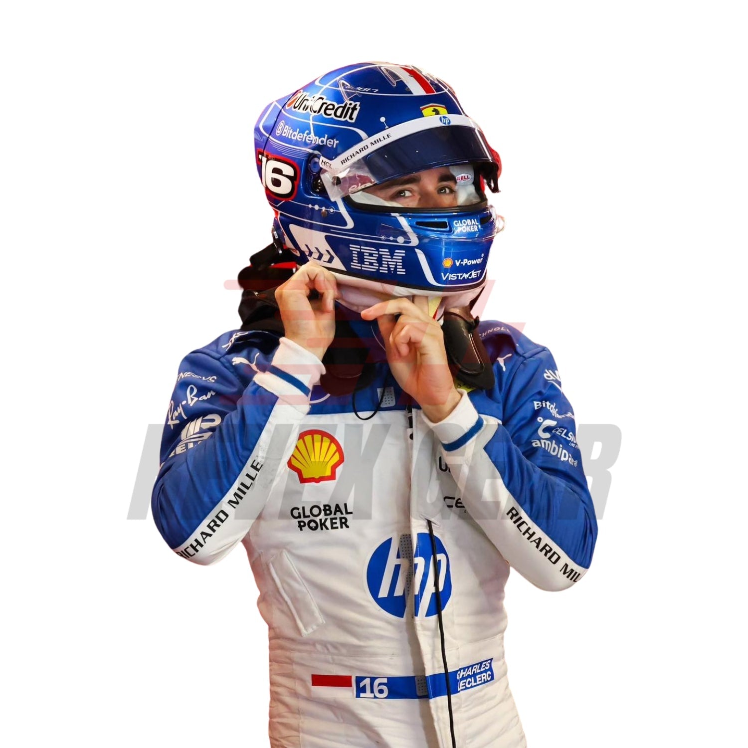 2025 F1 Racing Costume Worn by Charles Leclerc & Lewis Hamilton - Miami GP