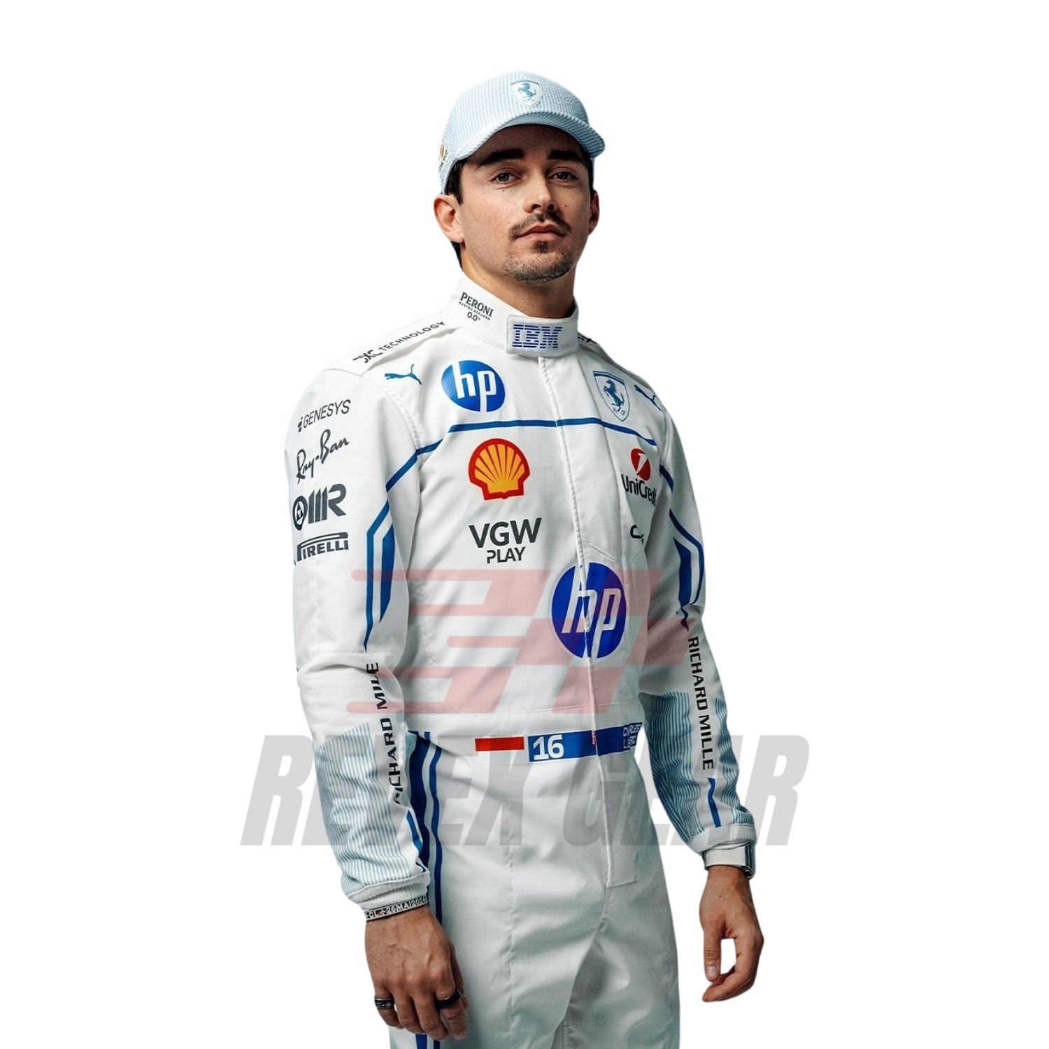 Charles Leclerc 2025 Monaco GP F1 Racing Suit