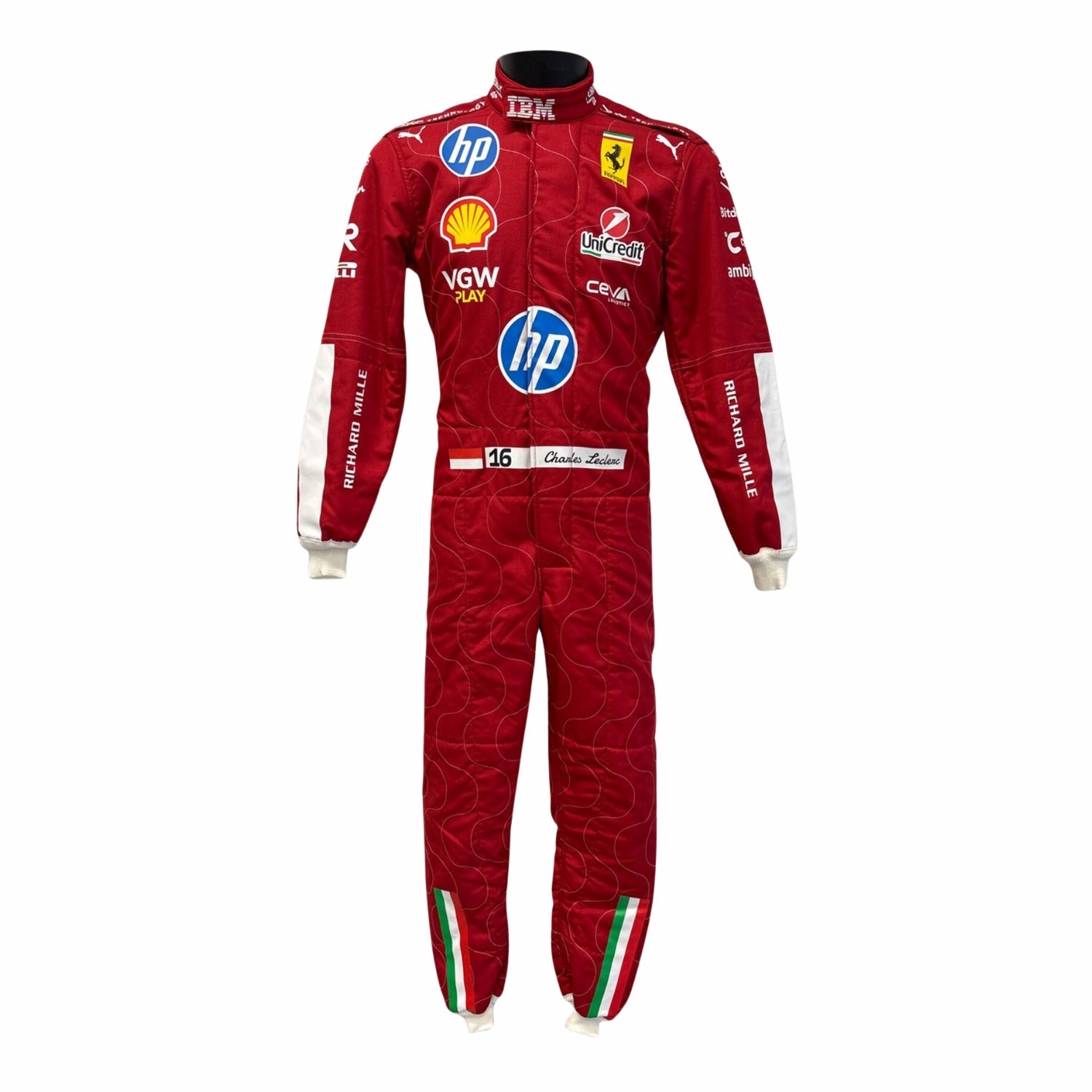 2025 F1 Racing Costume Worn by Charles Leclerc & Lewis Hamilton - Monza GP