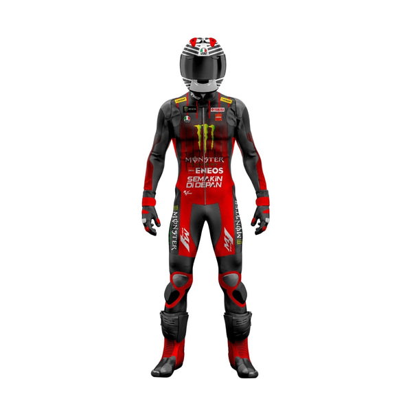 Yamaha MotoGP Leather Protective Motorbike Track Racing Suit