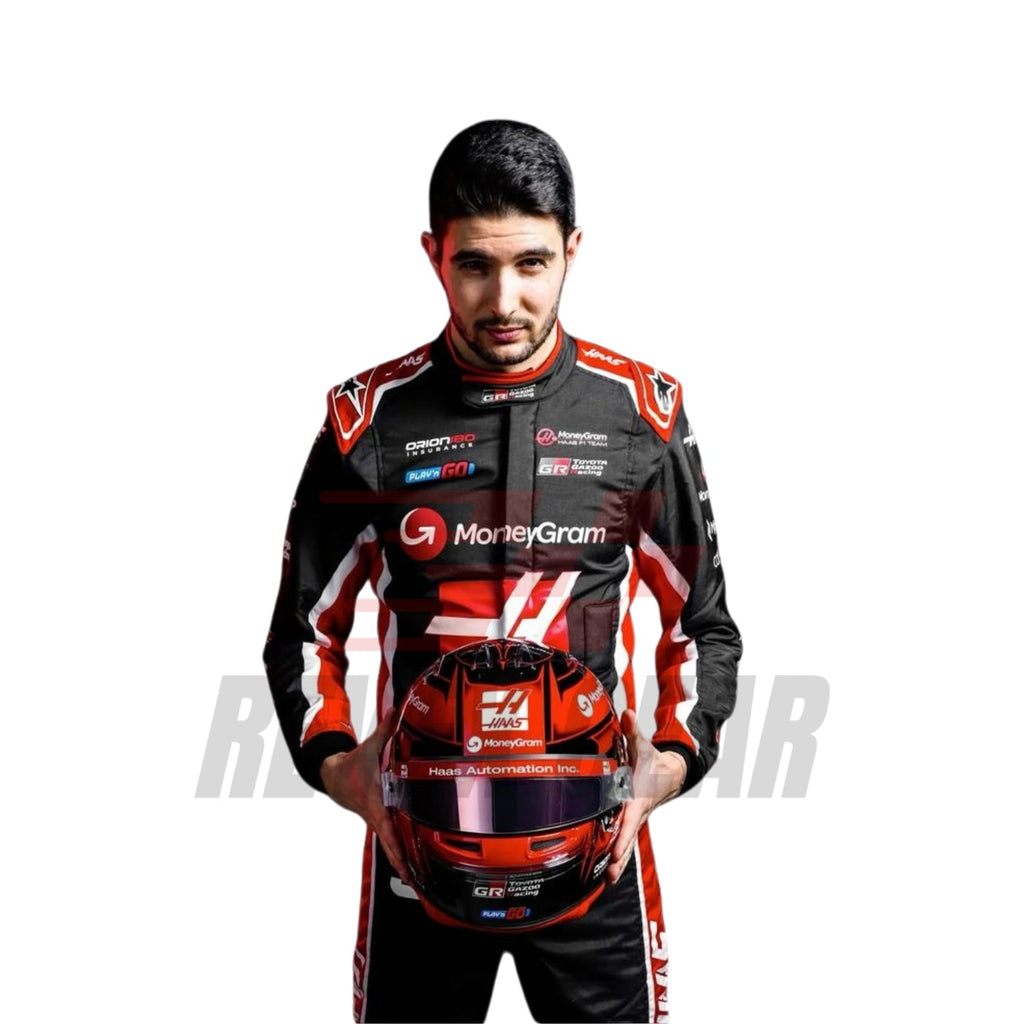 2025 F1 Racing Suit Worn by Esteban Ocon and Oliver Bearman