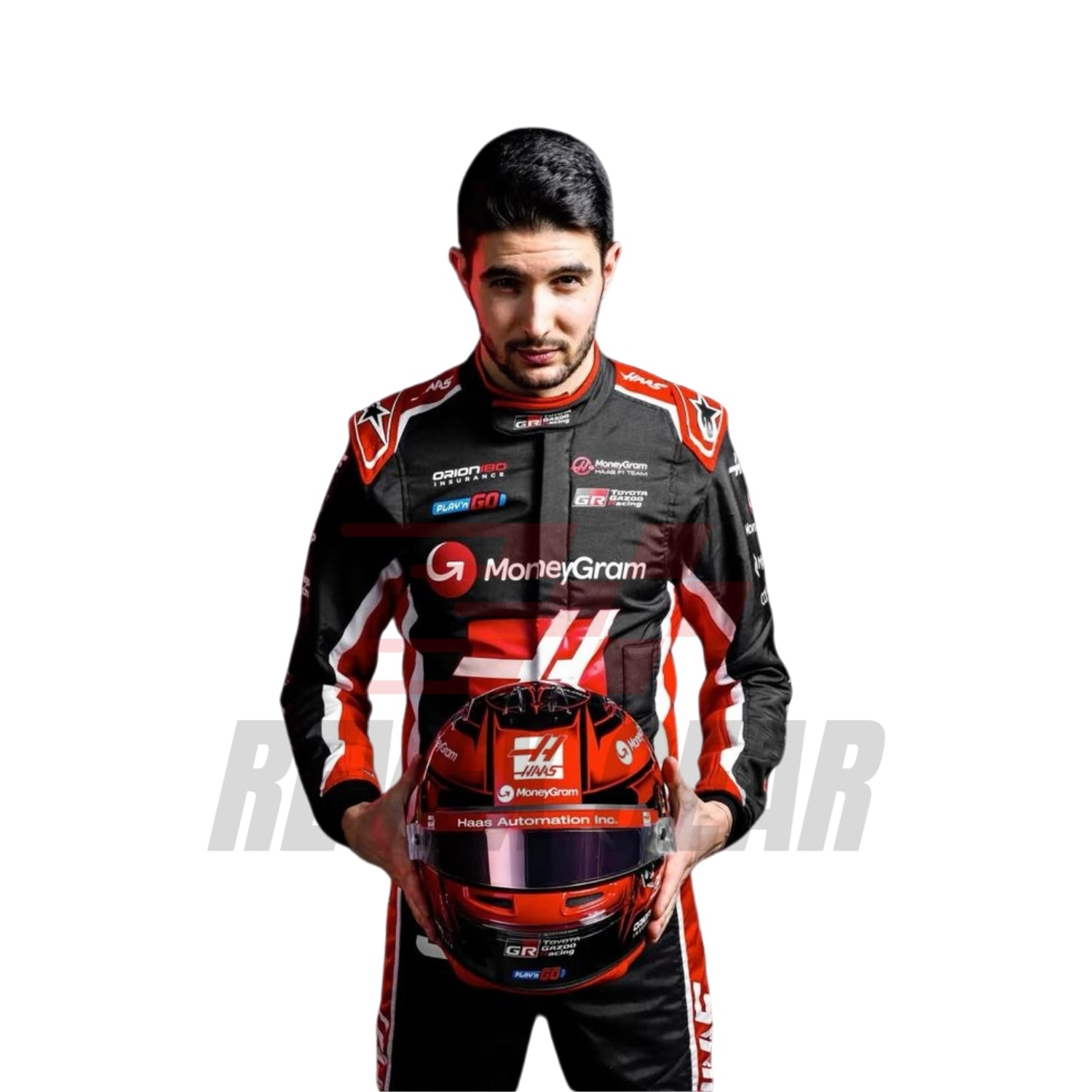 2025 F1 Racing Suit Worn by Esteban Ocon and Oliver Bearman