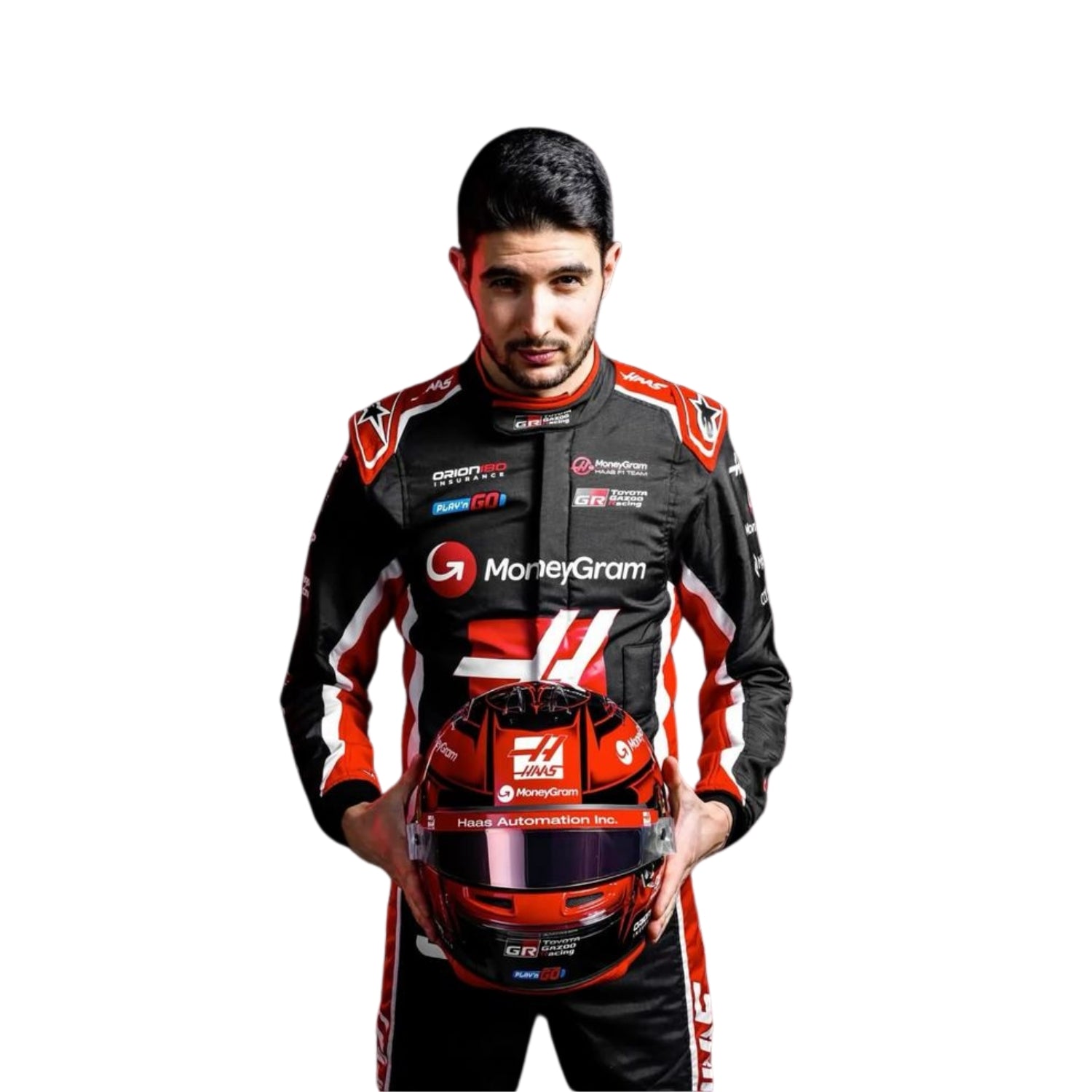 Esteban Ocon 2025 F1 Racing Suit Team Hass