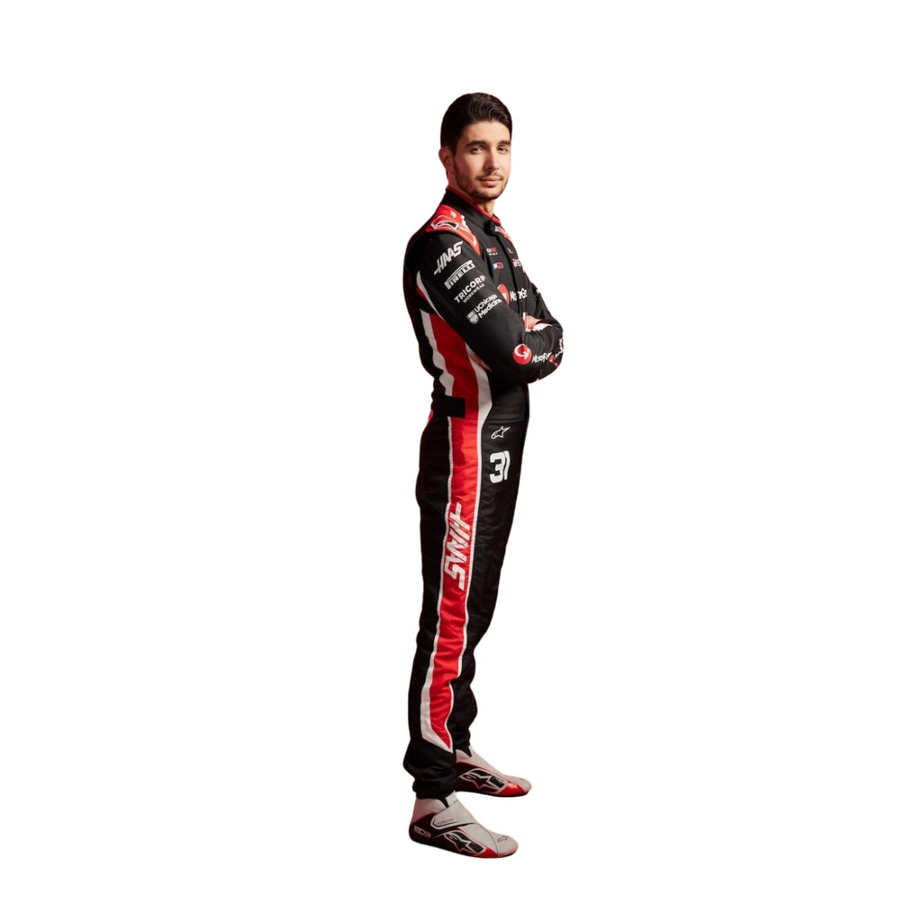 Esteban Ocon 2025 F1 Racing Suit Team Hass