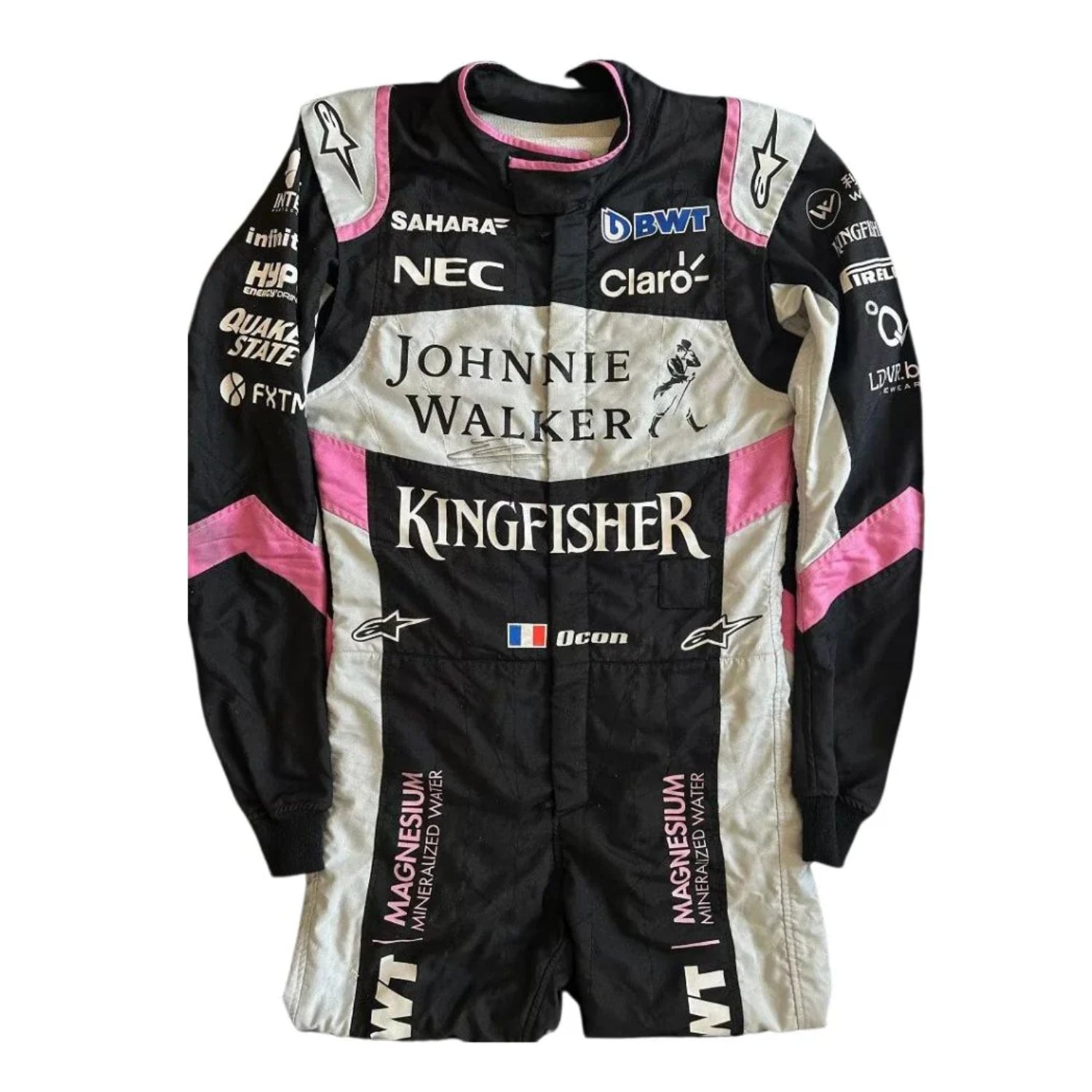 Esteban Ocon 2017 F1 Racing Suit Team Force India