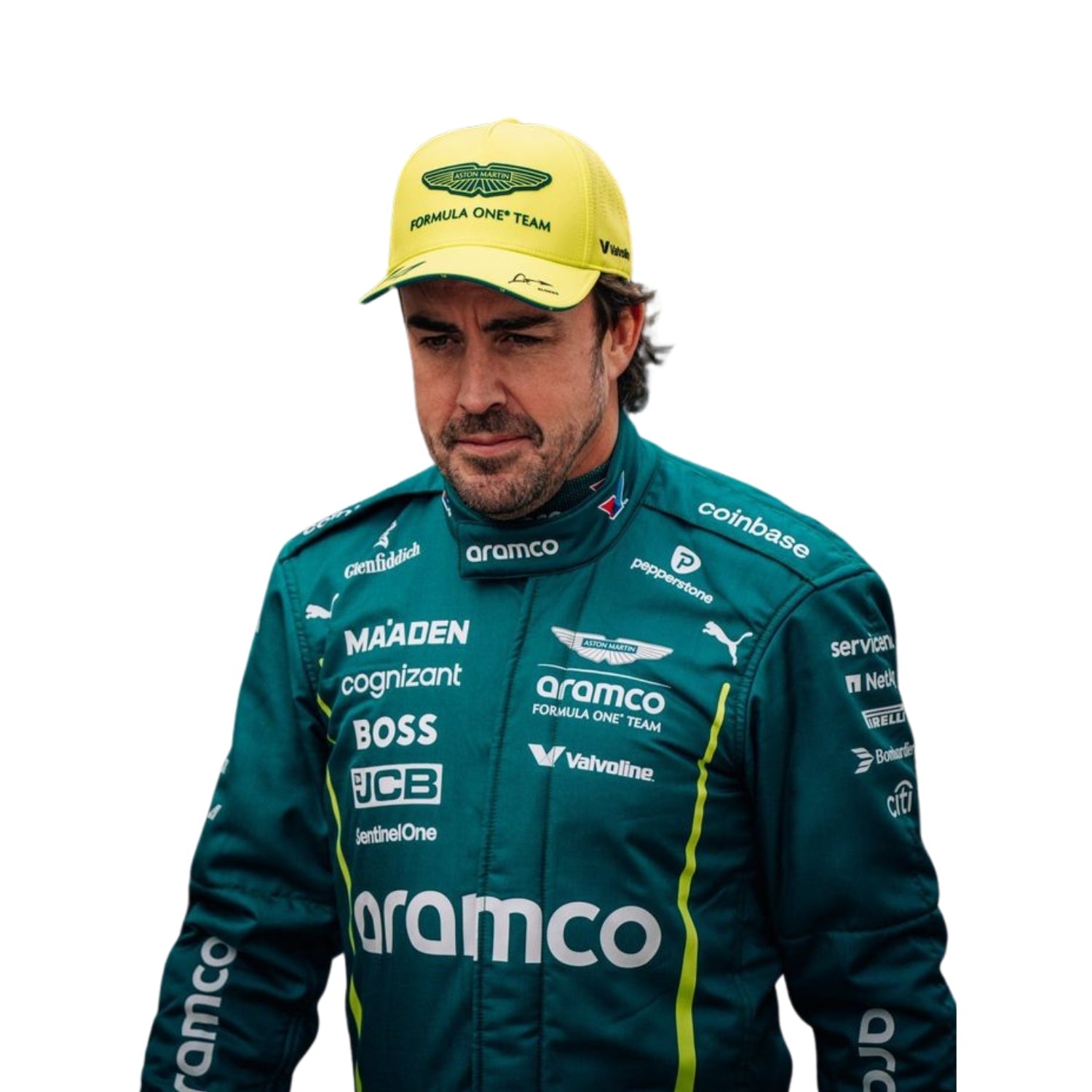 Fernando Alonso 2025 F1 Racing Suit Team Aston Martin