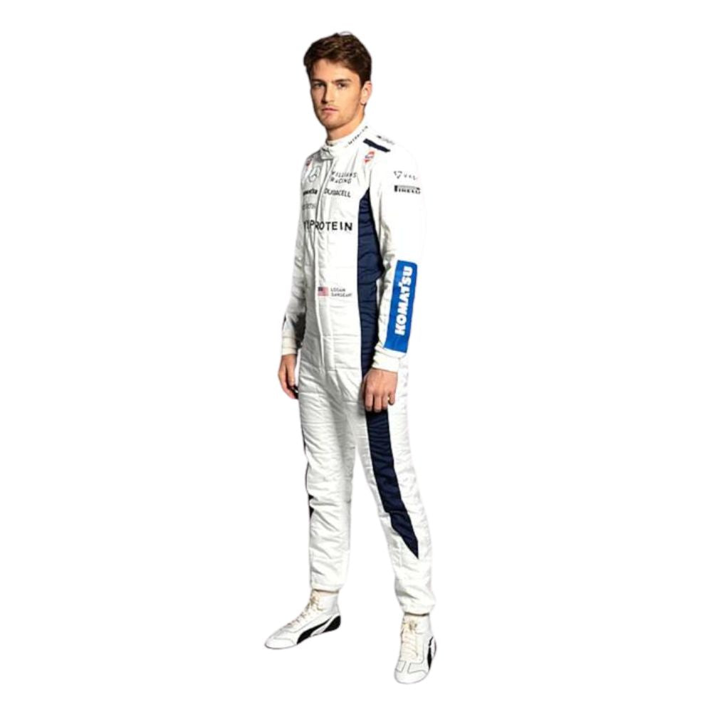 F1 Racing Costume Worn by Alexander Albon & Logan Sargeant – 2024 Gulf Edition