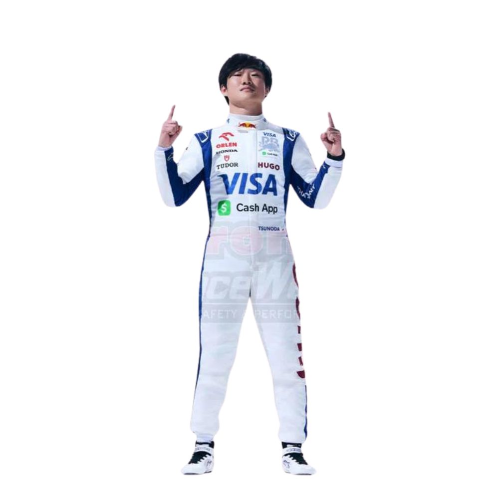 F1 Racing Costume Worn by Daniel Ricciardo & Yuki Tsunoda – 2024 Las Vegas GP