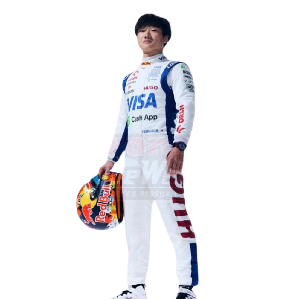 F1 Racing Costume Worn by Daniel Ricciardo & Yuki Tsunoda – 2024 Las Vegas GP