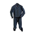 Full Black Super Speed D1 Two-Piece Motorcycle Leather Suit Metal D1
