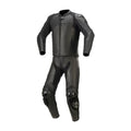 GP Plus V3 Graphite Two-Piece Motorcycle Leather Racing Suit