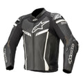 GP Pro V2 Motorbike Leather Jacket Black White