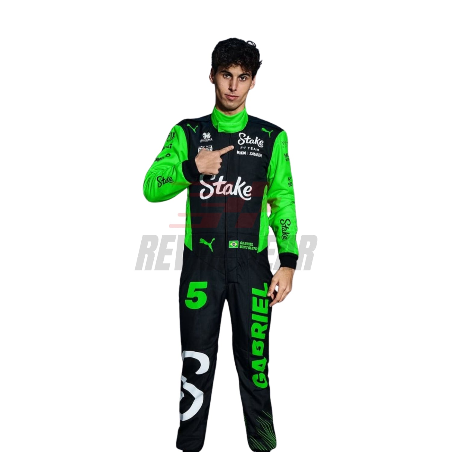 2025 F1 Racing Suit Worn by Gabriel Bortoleto & Nico Hulkenberg