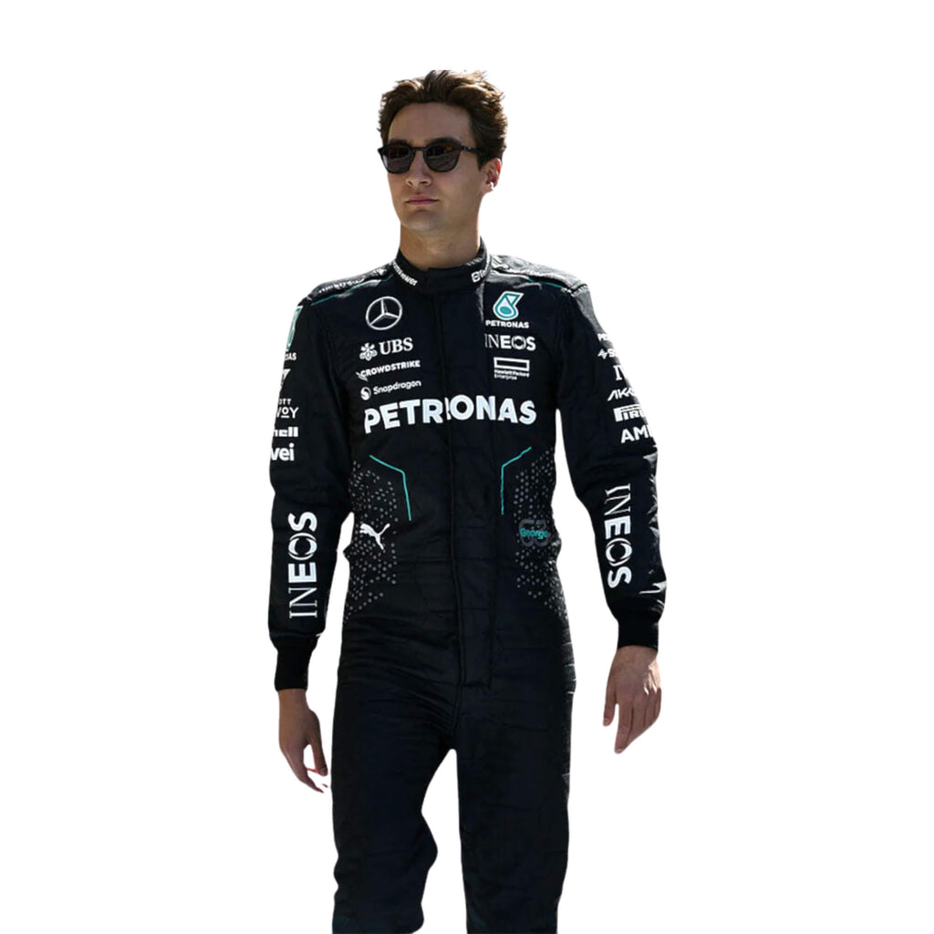 George Russell 2024 F1 Racing Suit Team Mercedes AMG