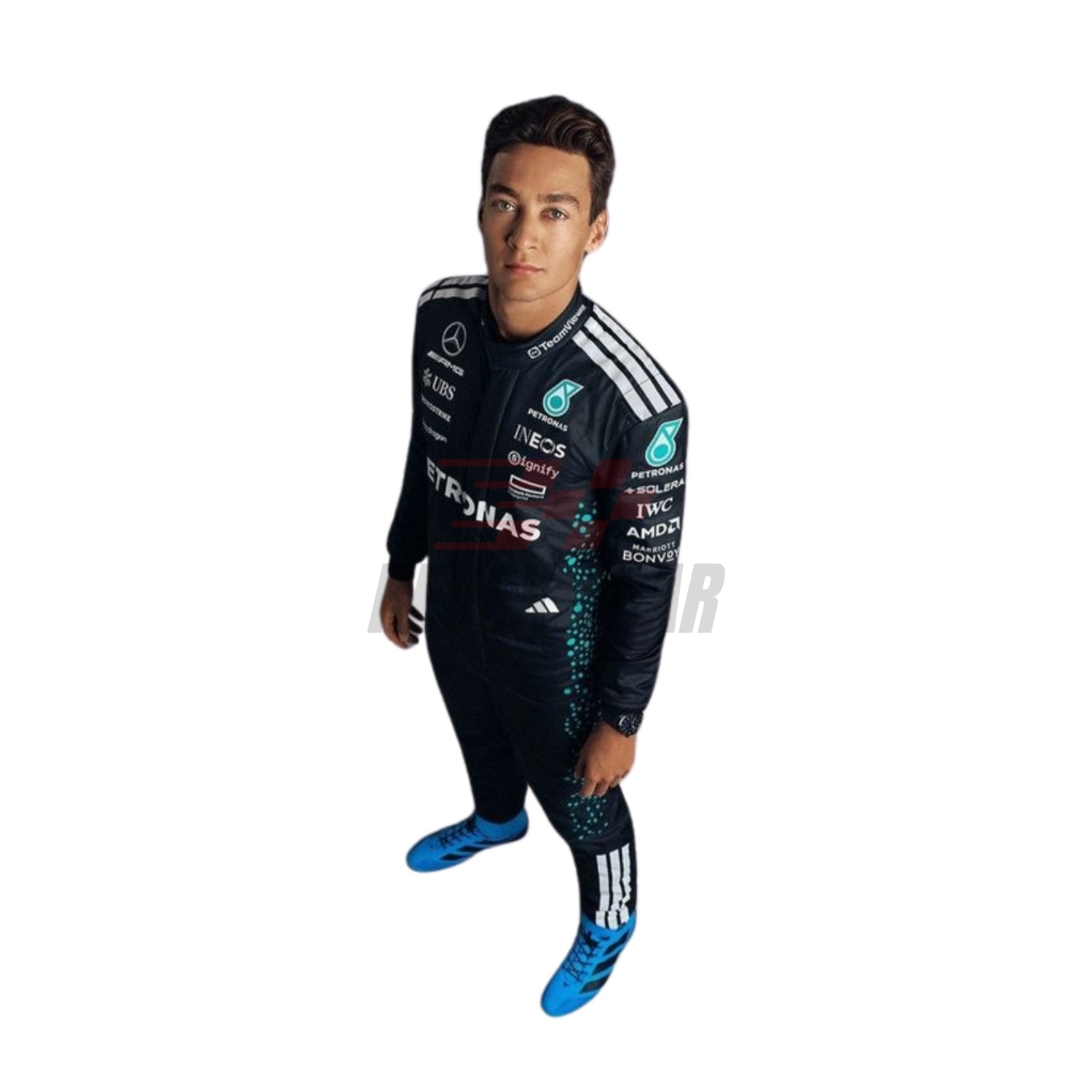 2025 F1 Racing Costume Worn by George Russell & Andrea Kimi Antonelli