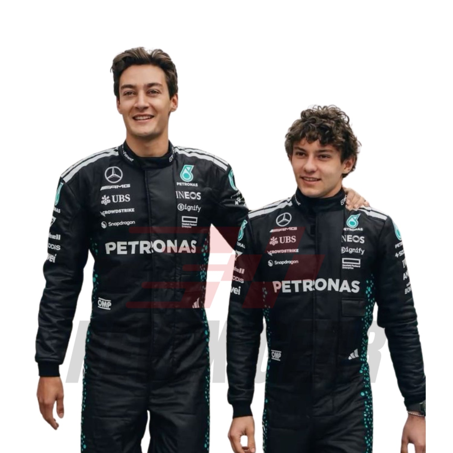 2025 F1 Racing Suit Worn by George Russell & Andrea Kimi Antonelli