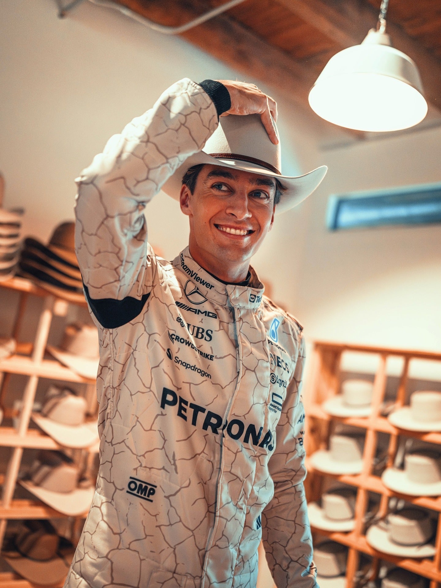 George Russell 2025 USA Austin GP F1 Racing Suit