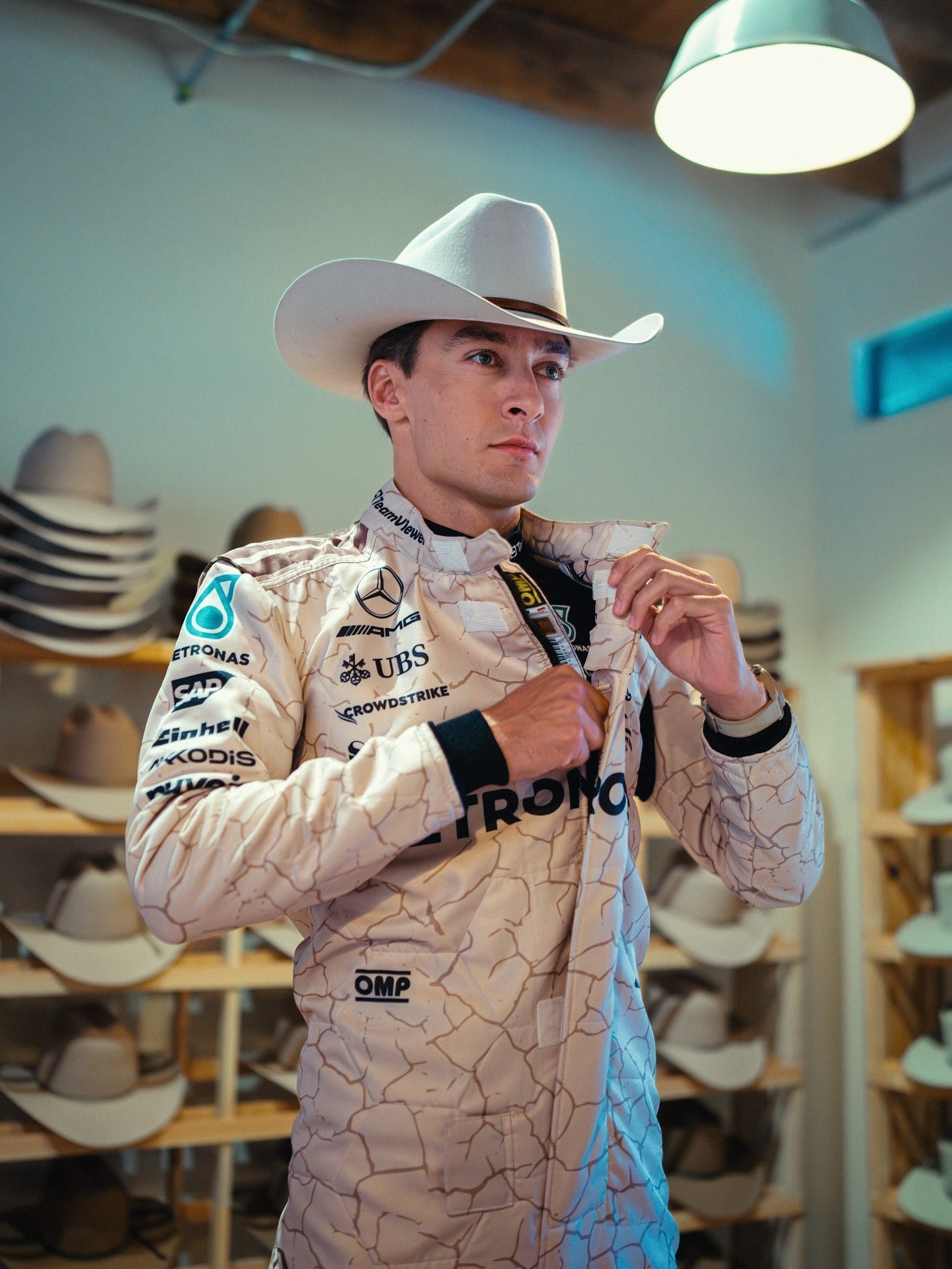George Russell 2025 USA Austin GP F1 Racing Suit