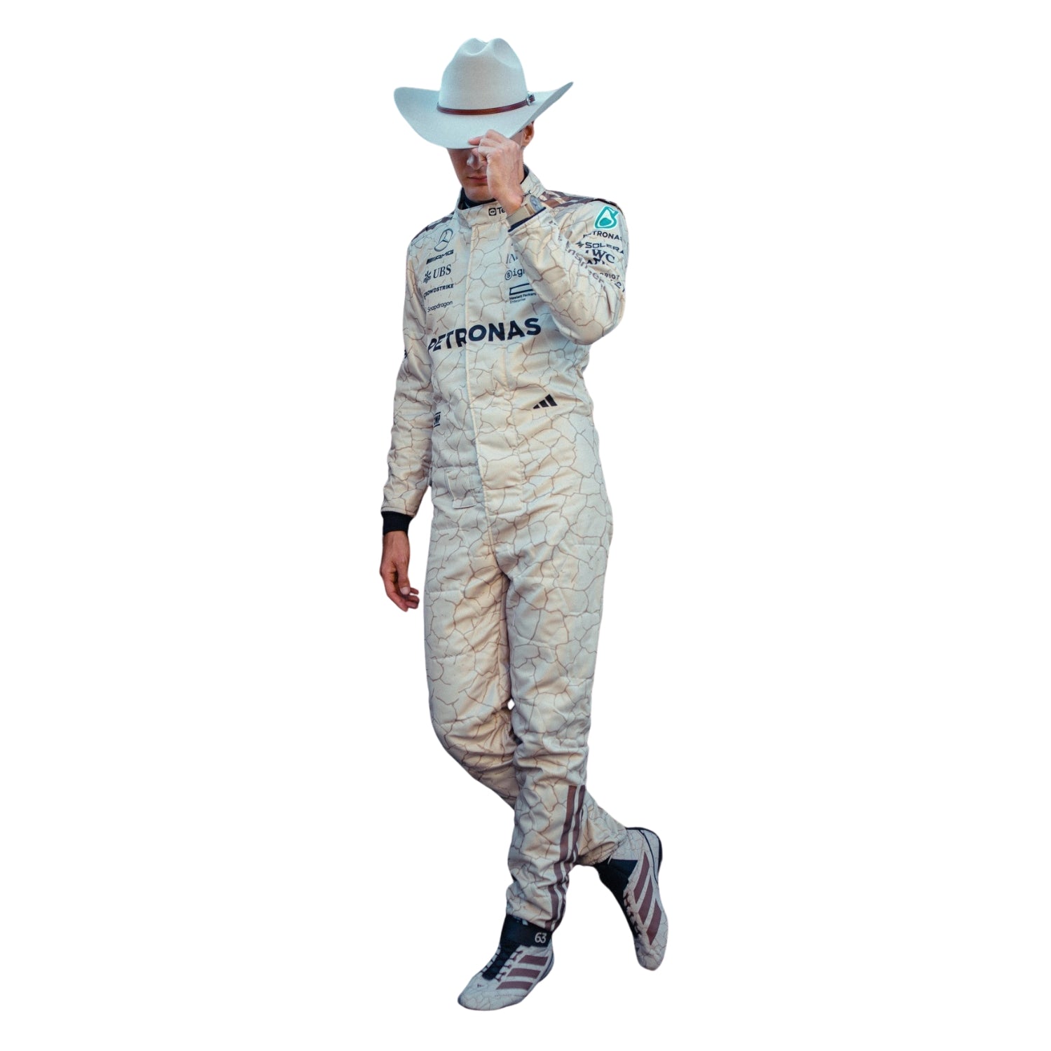 2025 F1 Racing Costume Worn by George Russell & Andrea Kimi Antonelli - USA Austin GP