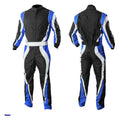 Go-Kart Racing Cordura Black & Navy Blue One Piece suit