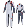 Go Kart Race Suit White