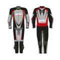 Aprilia Gray Black Motorcycle Racing Leather Suit