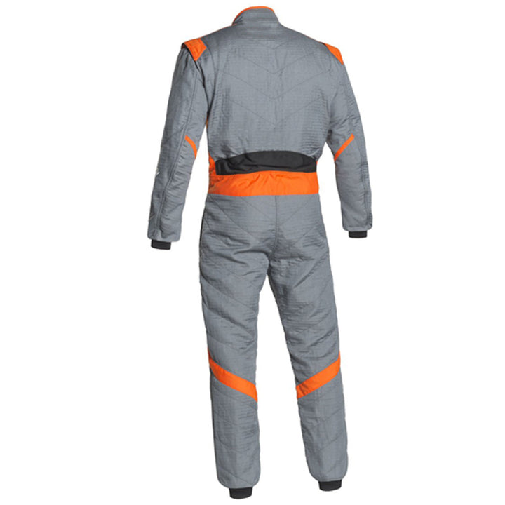 Gray Go-Kart Driver Racing Gear