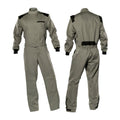 Gray Karting Driver Racing Wear