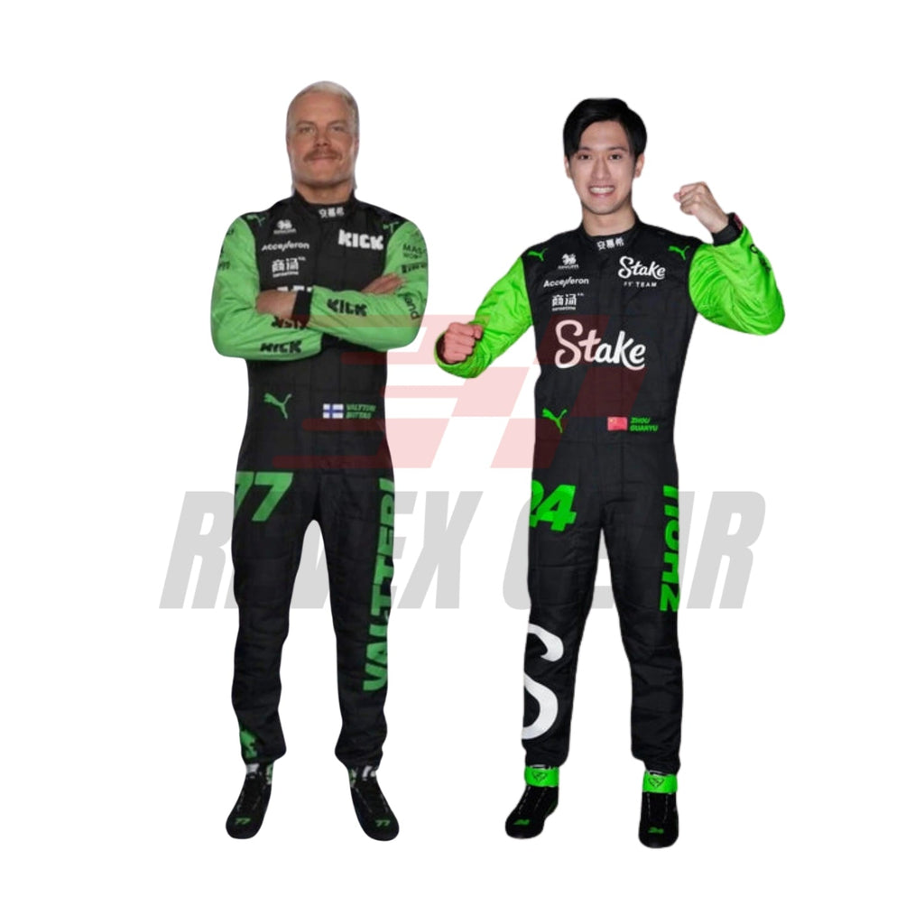F1 Racing Costume Worn by Guanyu Zhou & Valtteri Bottas – 2024