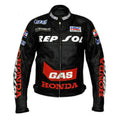Honda Repsol Black Motorbike Racing Leather Jacket