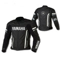 Yamaha Black Motorbike Riding Leather Racing Jacket