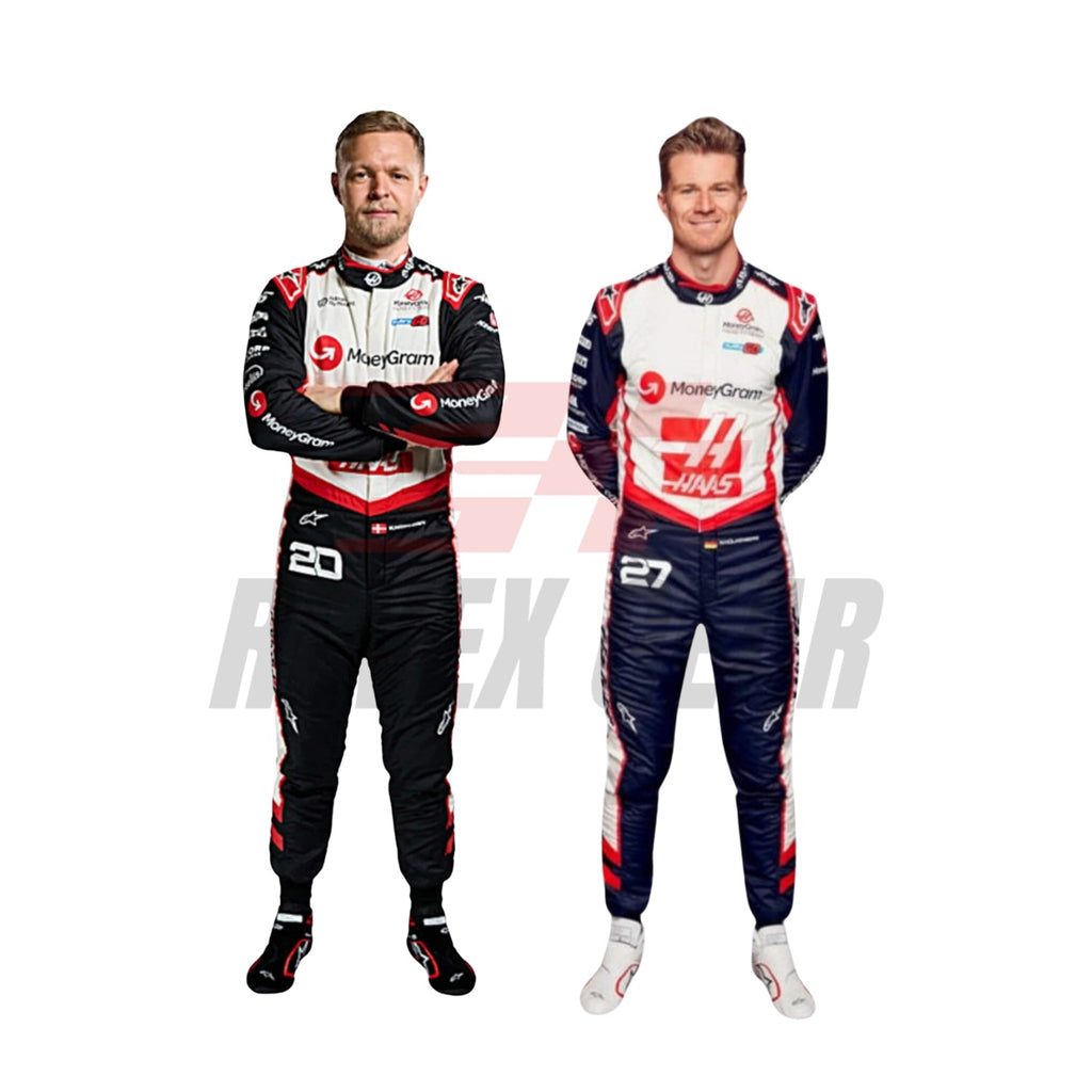 2024 F1 Racing Costume Worn by Kevin Magnussen & Nico Hulkenberg – Miami Grand Prix