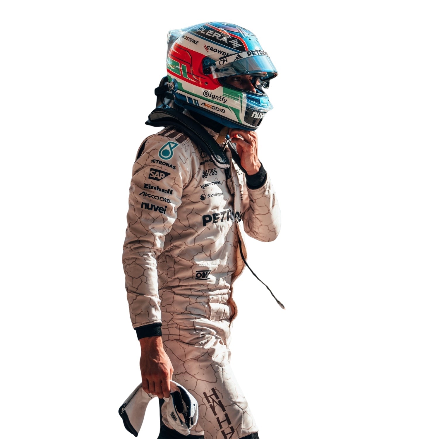 2025 F1 Racing Costume Worn by George Russell & Andrea Kimi Antonelli - USA Austin GP