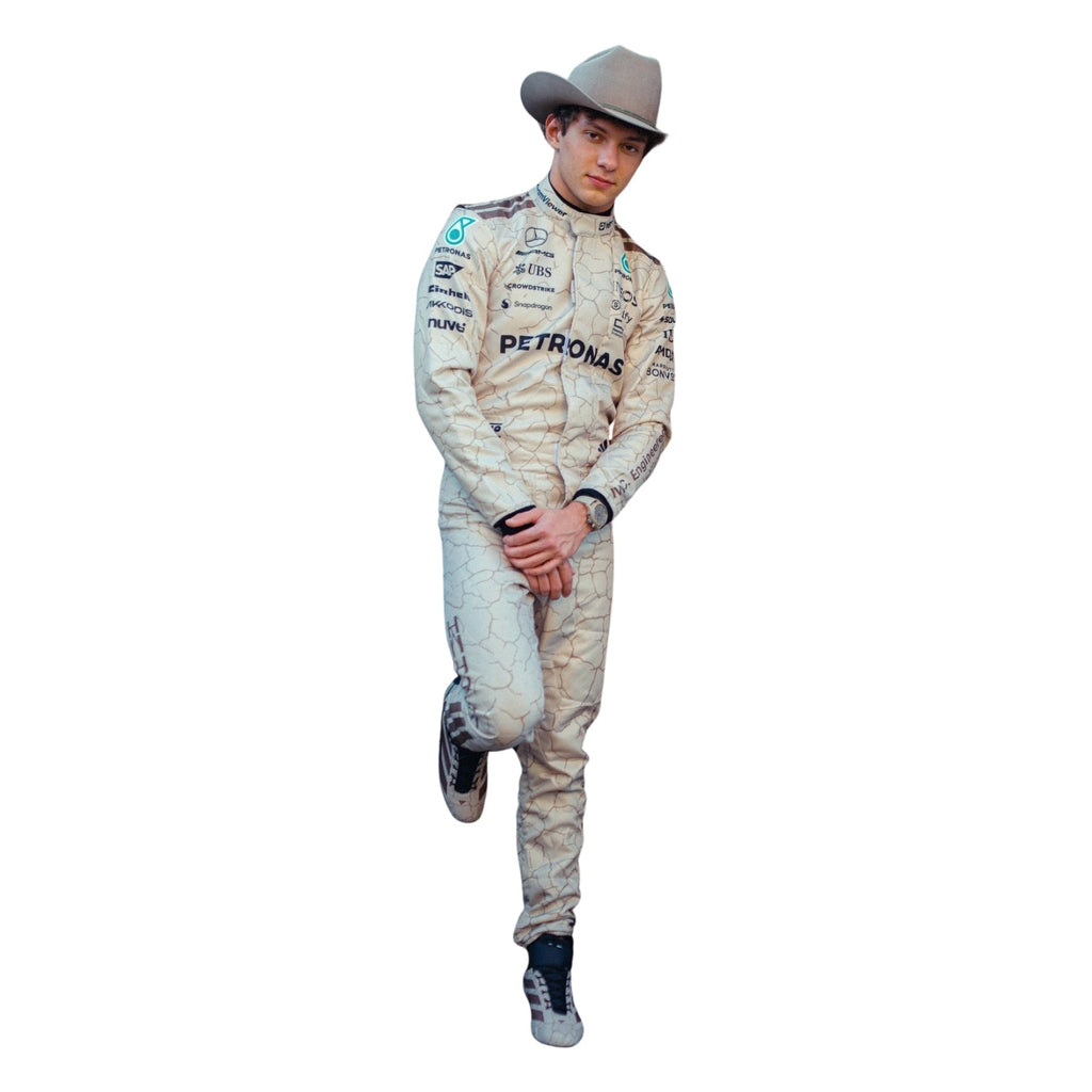 2025 F1 Racing Costume Worn by George Russell & Andrea Kimi Antonelli - USA Austin GP