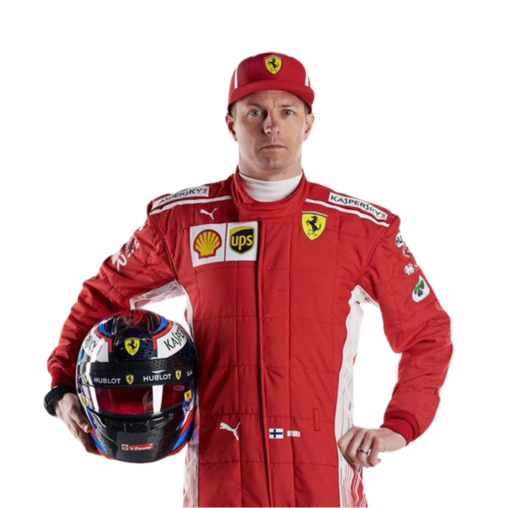 Kimi Raikkonen 2018 F1 Racing Suit Team Ferrari