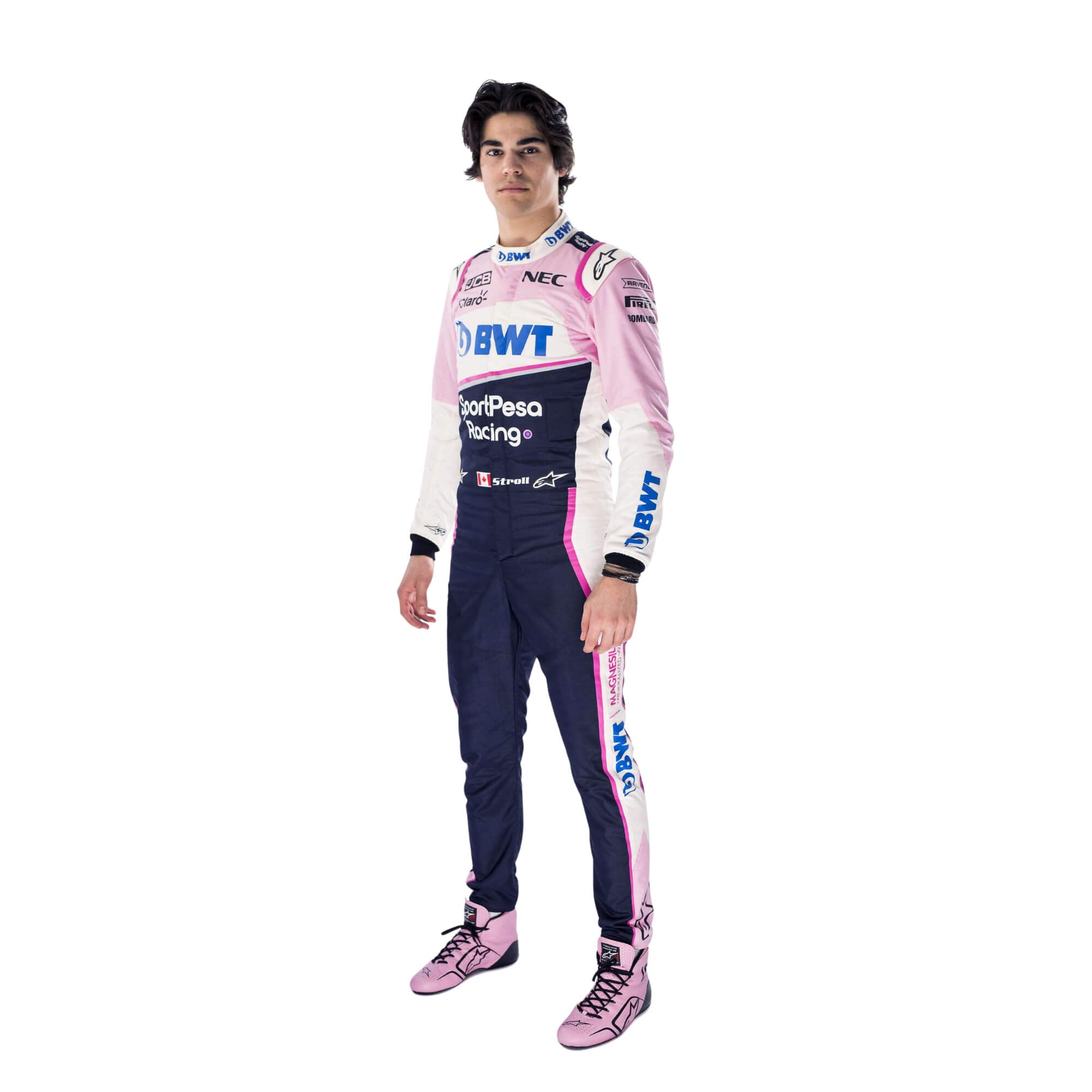 Lance Stroll 2019 F1 Racing Suit Team BWT Racing Point