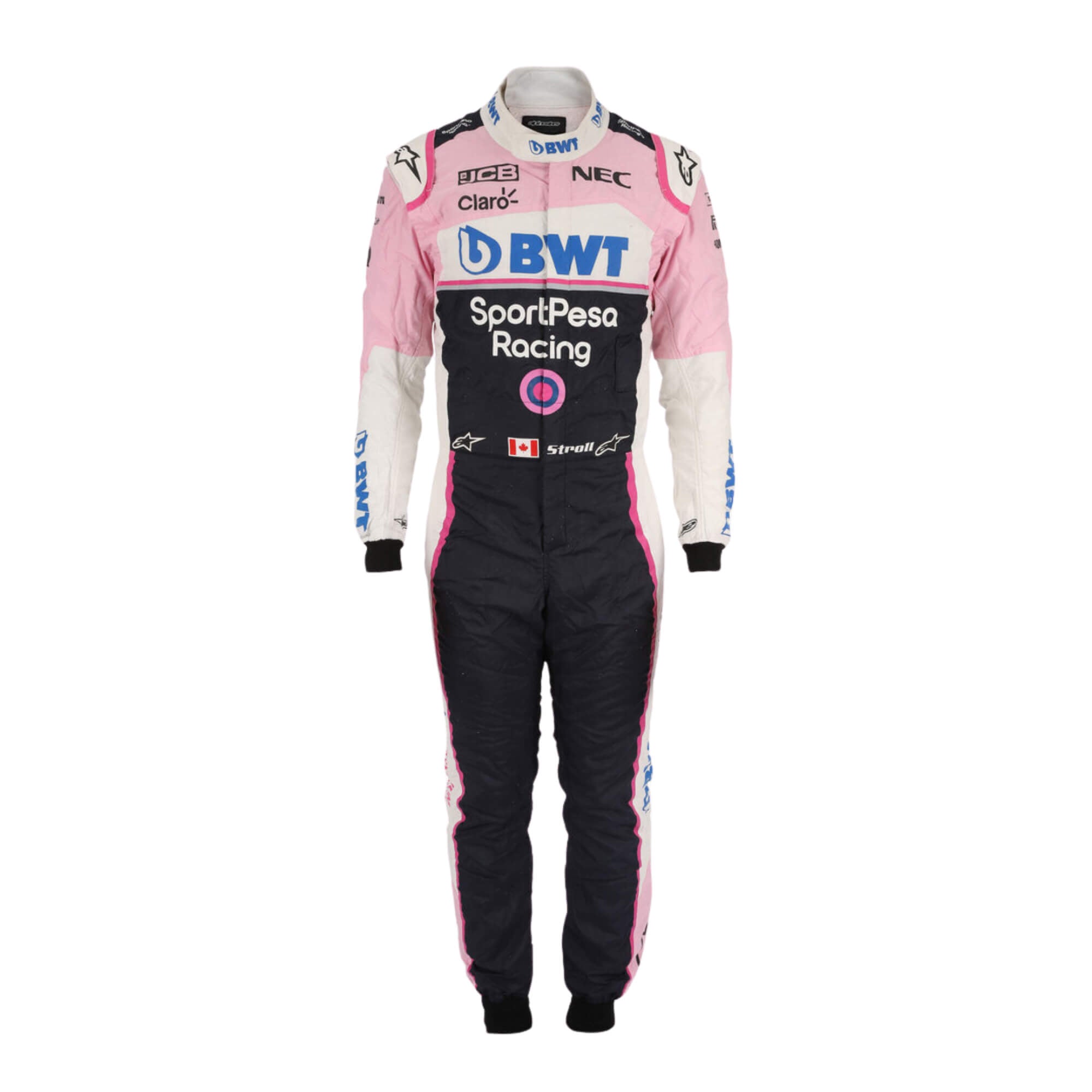 Lance Stroll 2019 F1 Racing Suit Team BWT Racing Point