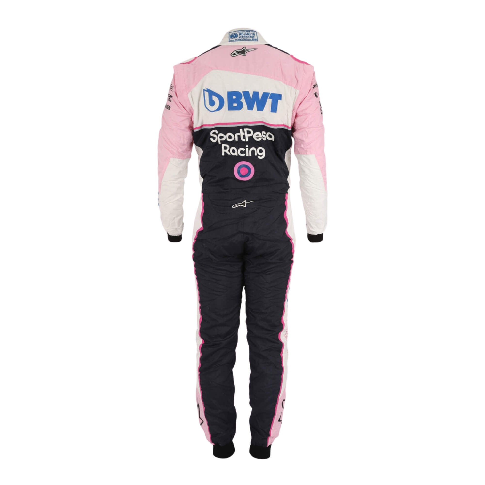 Lance Stroll 2019 F1 Racing Suit Team BWT Racing Point