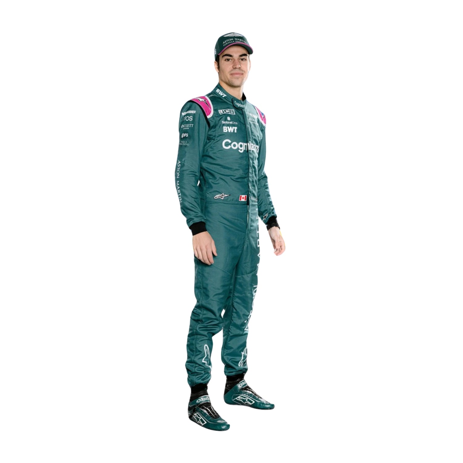 Lance Stroll 2021 F1 Racing Suit Team Aston Martin