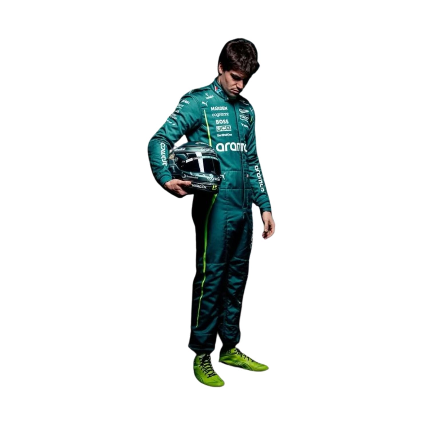 Lance Stroll 2025 F1 Racing Suit Team Aston Martin