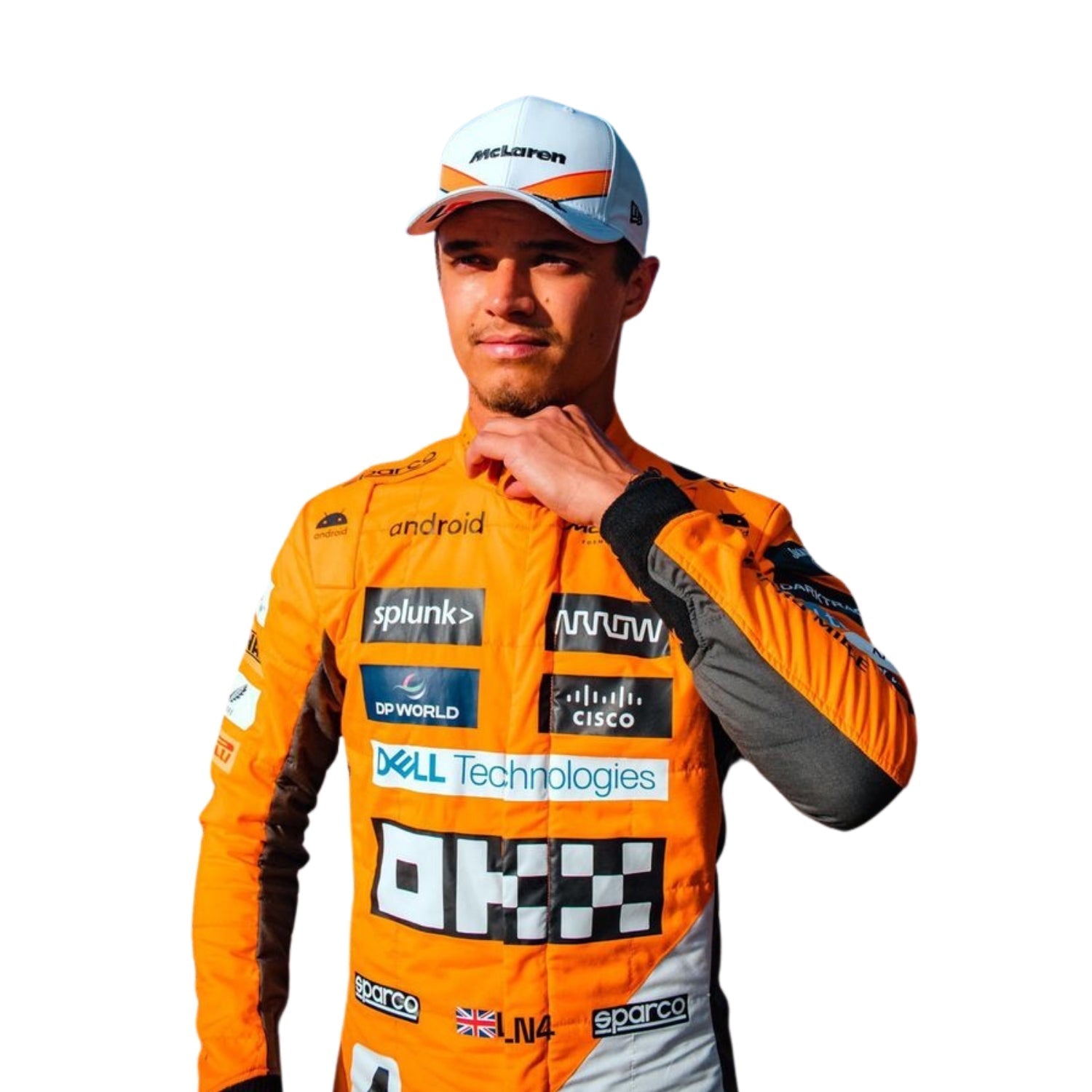 Lando Norris 2023 'Triple Crown' Spanish GP F1 Racing Suit Team McLaren