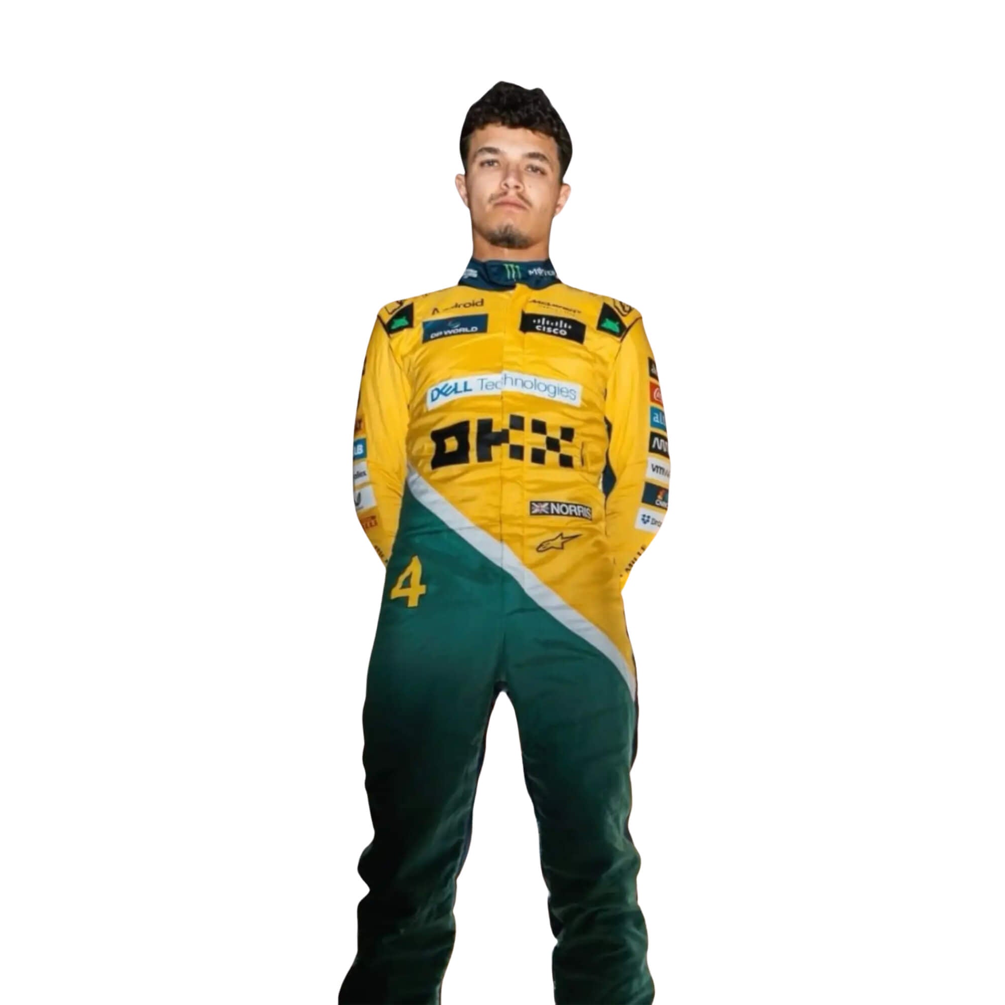 Lando Norris 2024 Monaco GP F1 Racing Suit