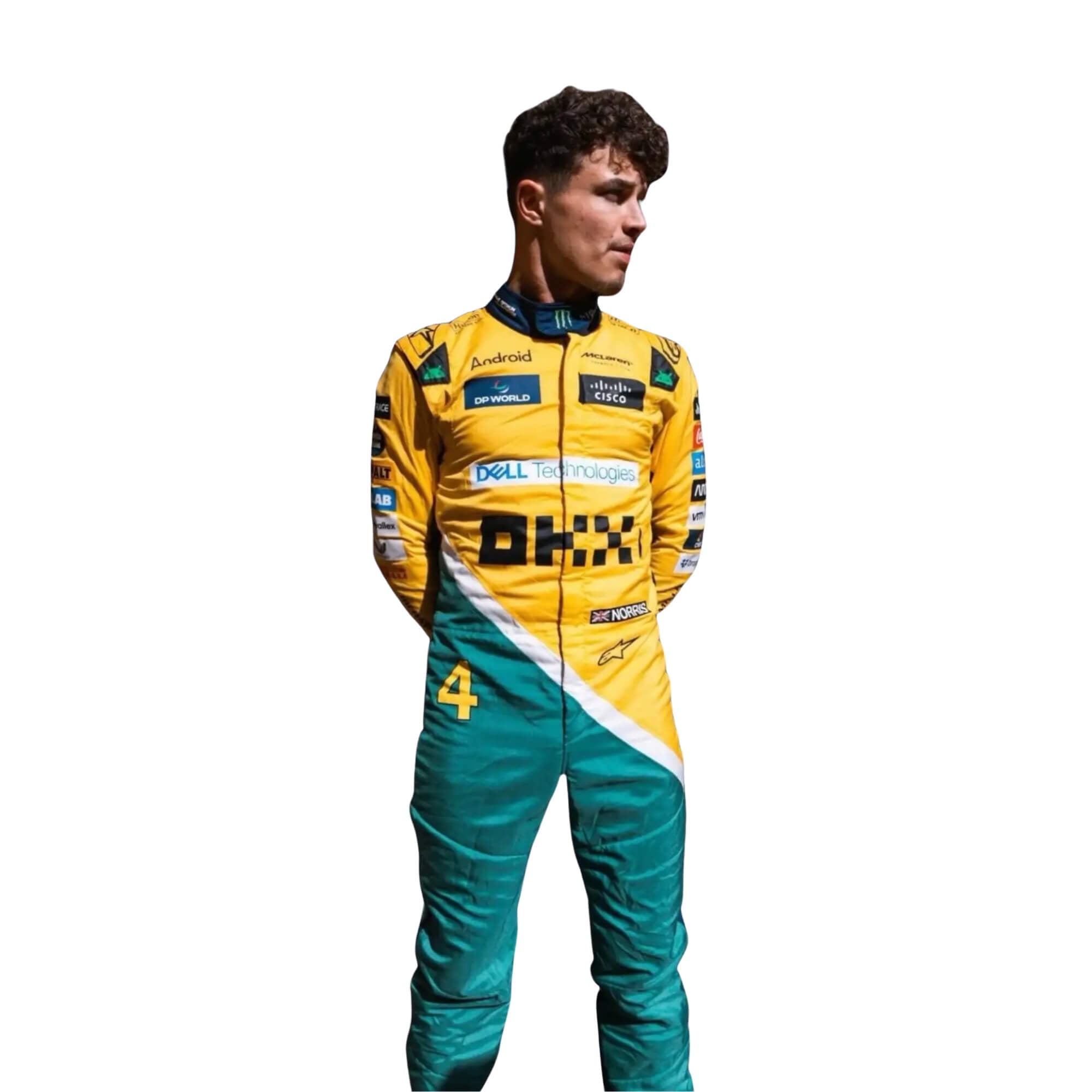 Lando Norris 2024 Monaco GP F1 Racing Suit Team McLaren