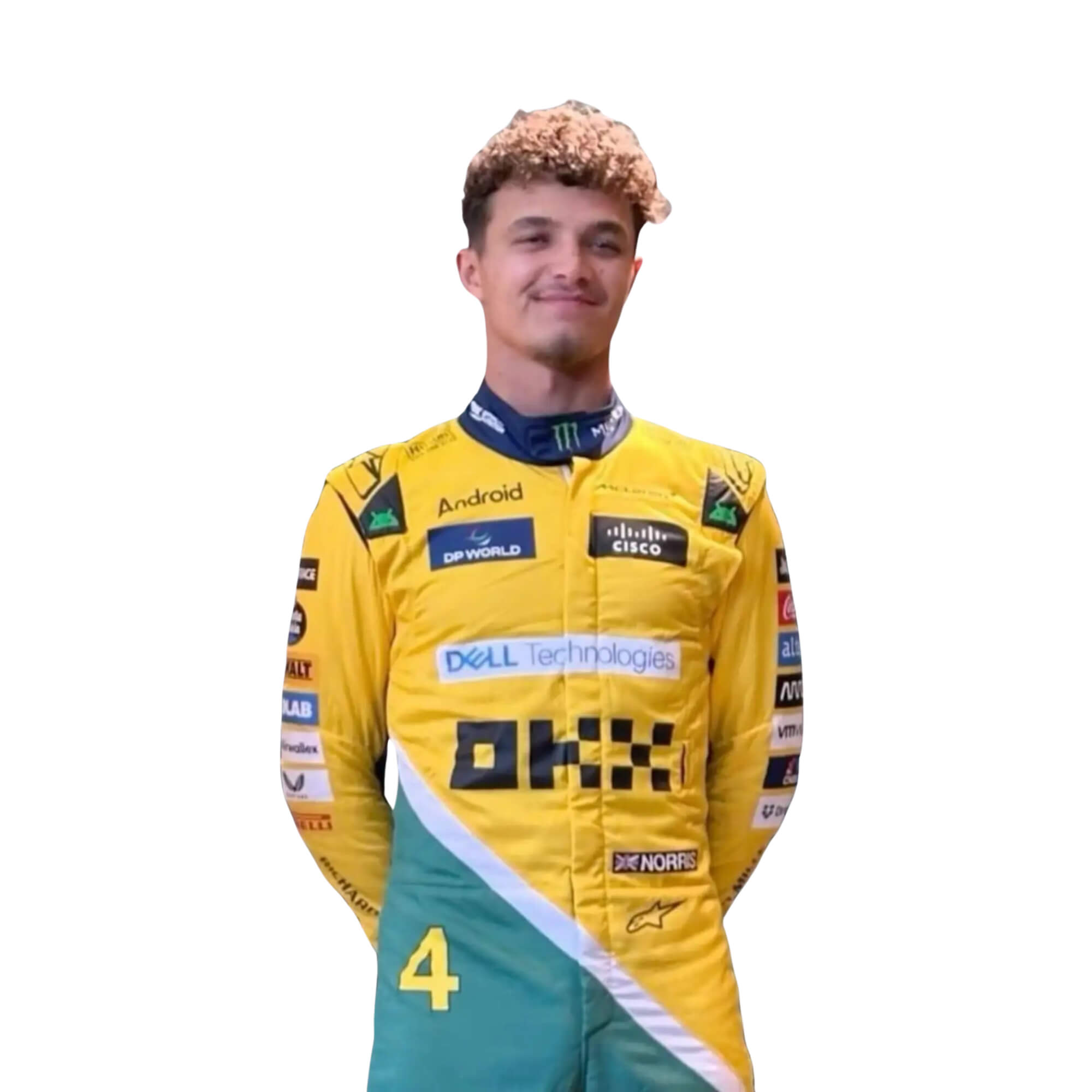 F1 Racing Costume Worn by Lando Norris & Oscar Piastri – 2024 Monaco GP