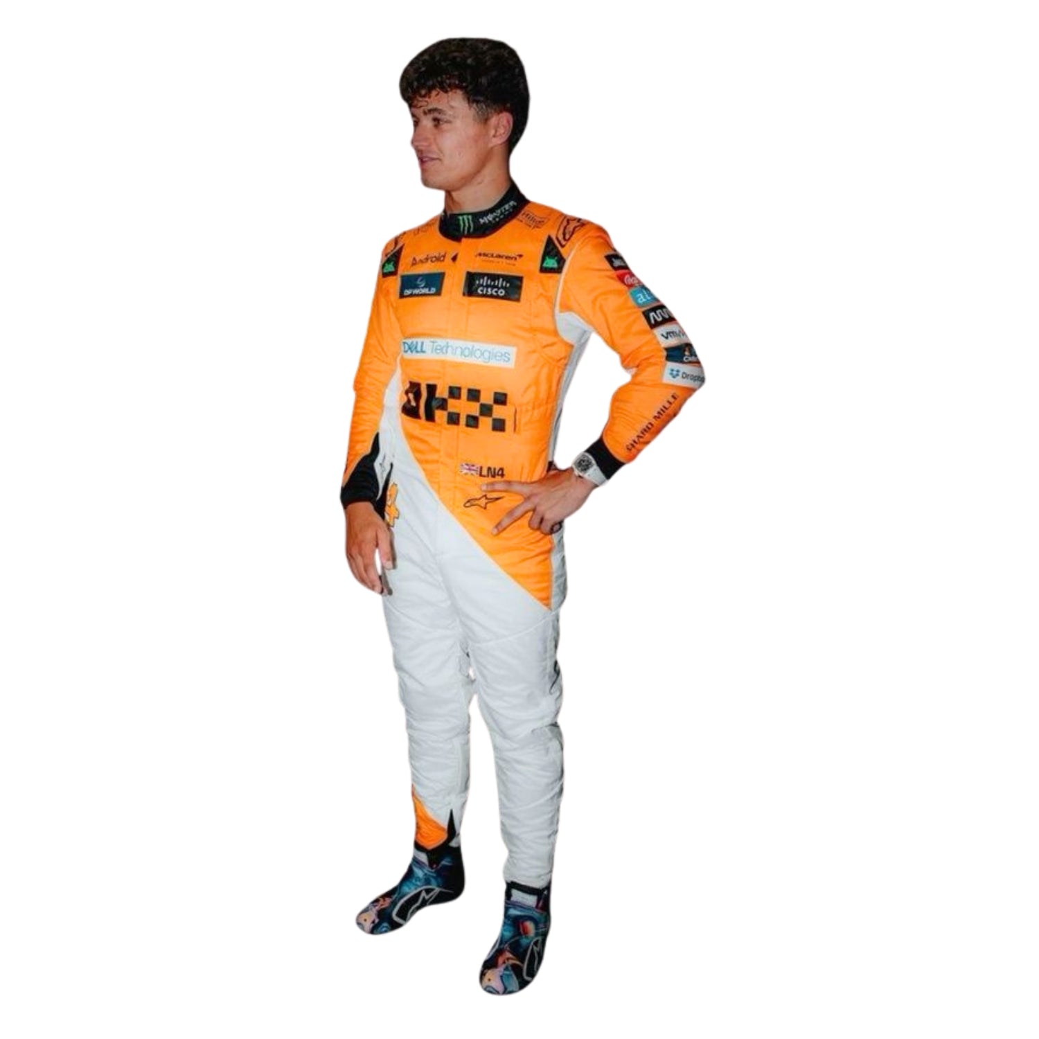 F1 Racing Costume Worn by Lando Norris & Oscar Piastri – 2024 Singapore GP