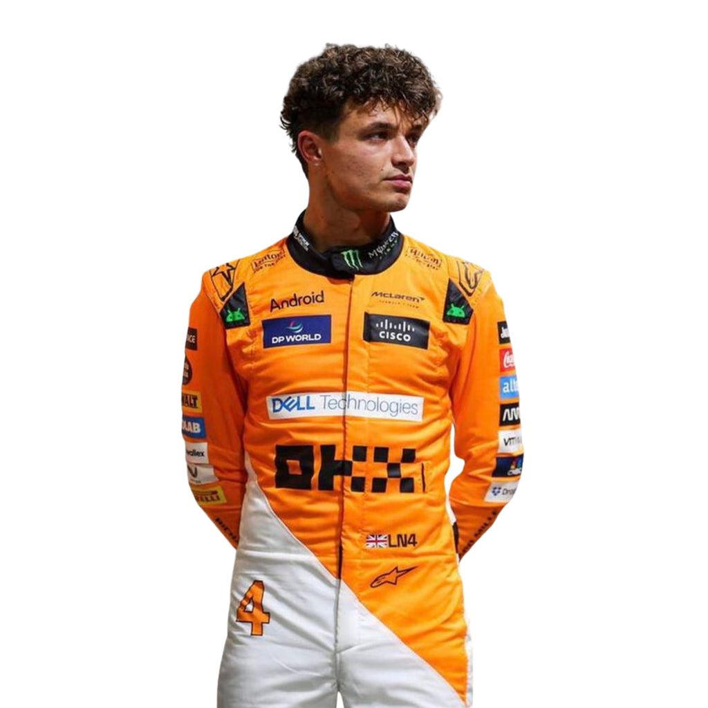 F1 Racing Costume Worn by Lando Norris & Oscar Piastri – 2024 Singapore GP