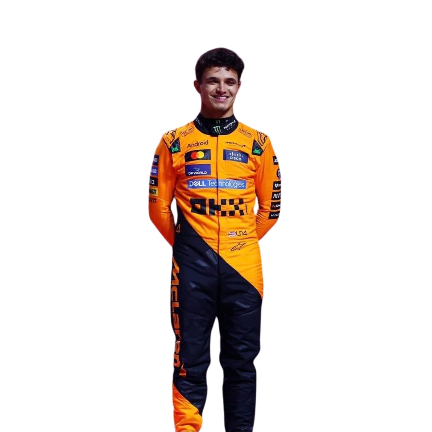 Lando Norris 2025 F1 Racing Suit Team McLaren