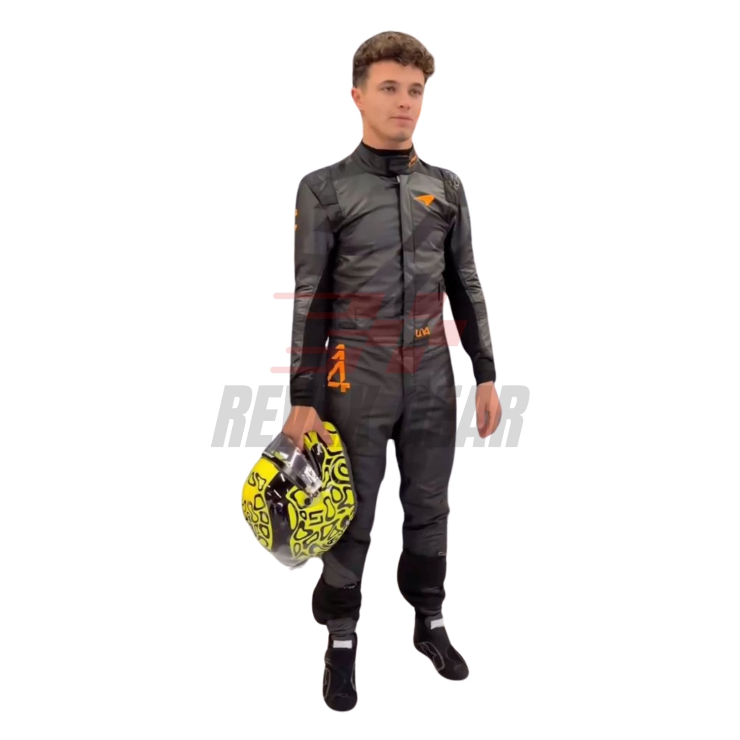 Lando Norris 2025 Livery Reveal F1 Racing Suit