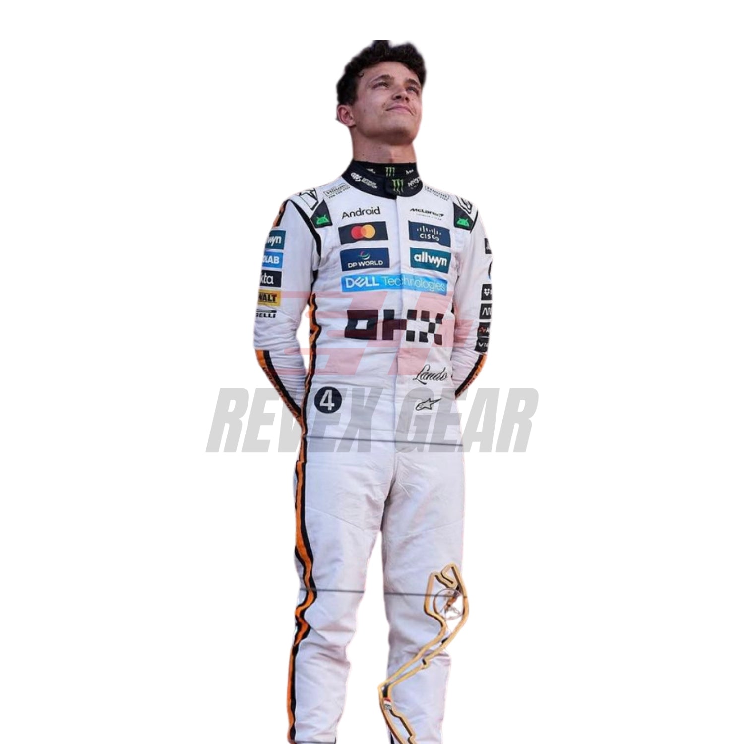 Lando Norris 2025 Monaco GP F1 Racing Suit
